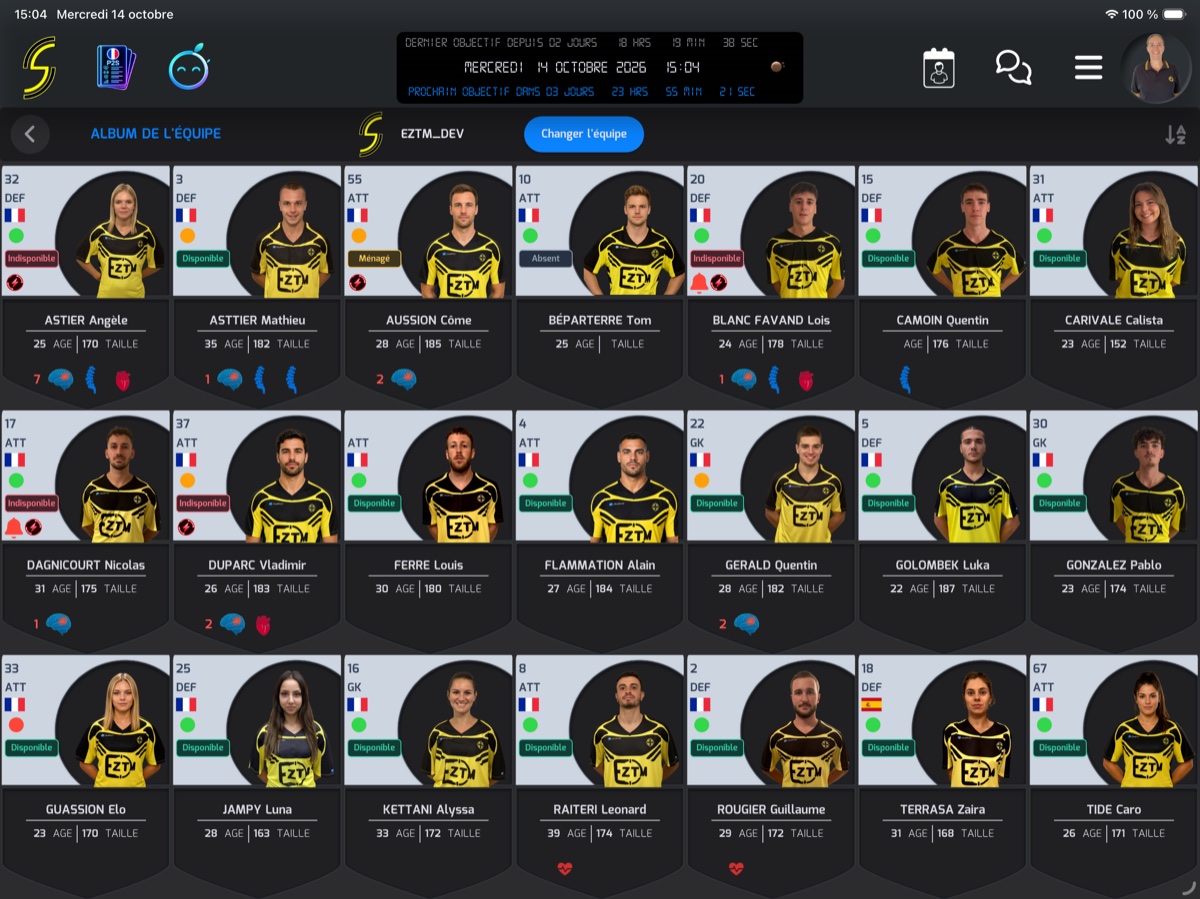 Capture EZTM : L’album de l’équipe
