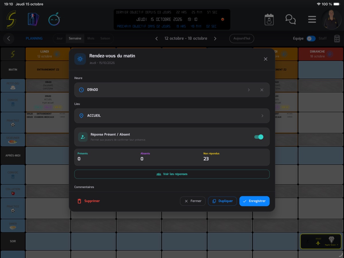 Capture EZTM : La programmation