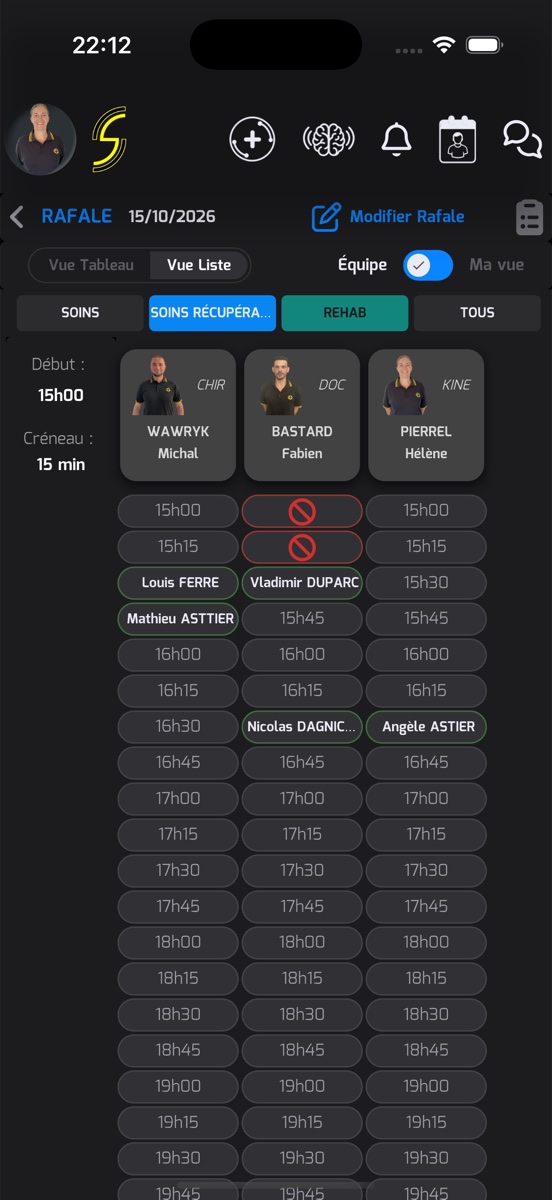 Capture EZTM : les rafales de rendez-vous sur téléphone