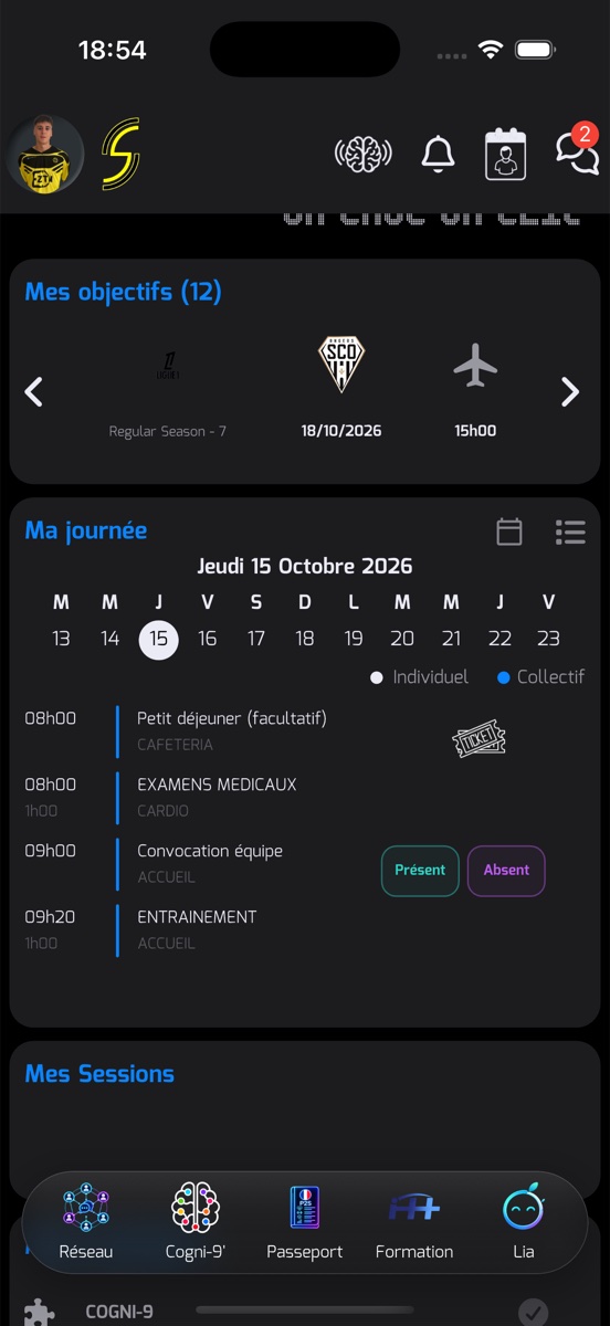 Capture EZTM : L’assistant du sportif sur téléphone